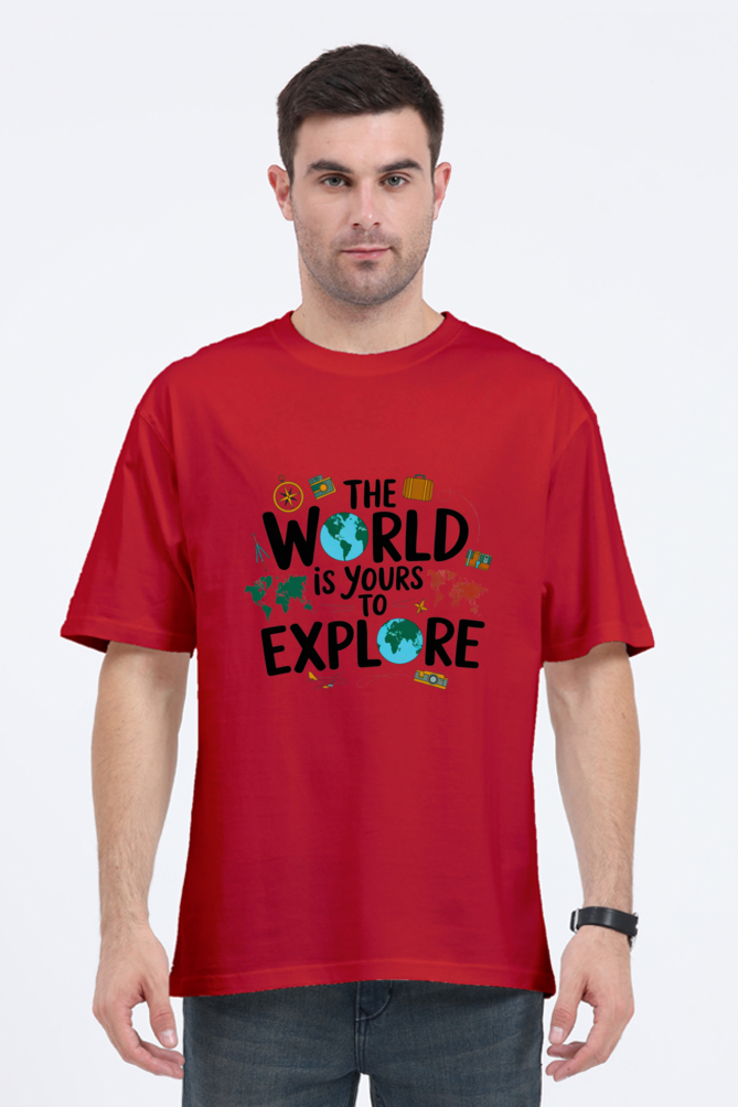 The world is yours to explore Oversized T-Shirt