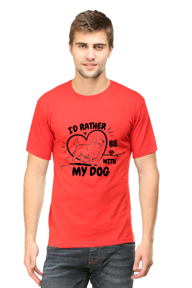 I'd Rather be with my dog T-shirt