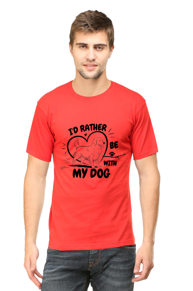 I'd Rather be with my dog T-shirt