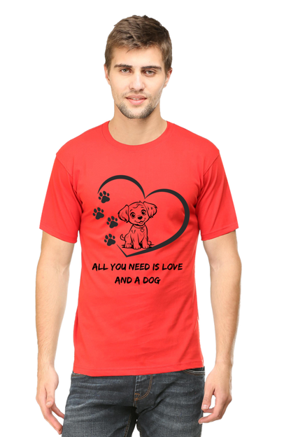 All you need is love and a dog T-shirt