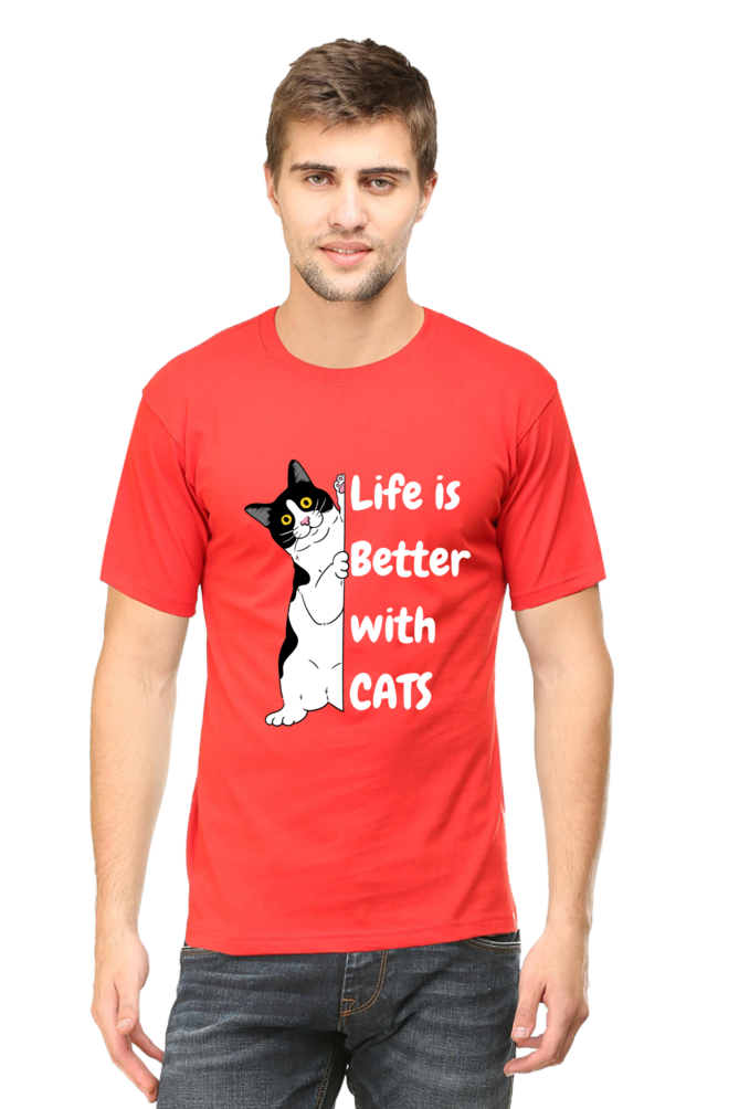 Life is better with cats T-shirt