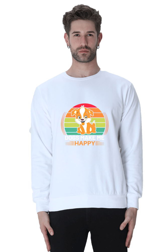 Dogs make me happy Sweatshirt