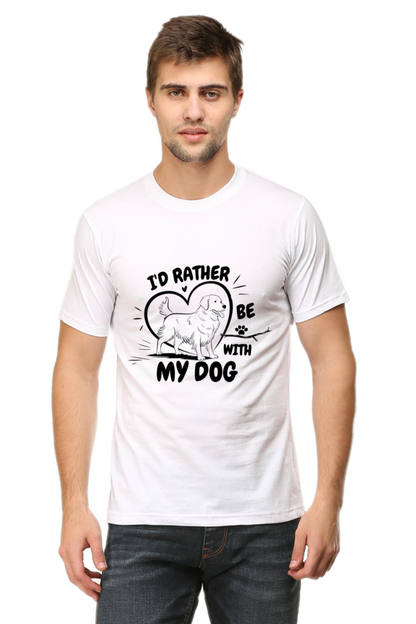 I'd Rather be with my dog T-shirt