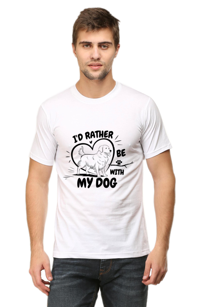 I'd Rather be with my dog T-shirt