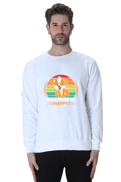 Dogs make me happy Sweatshirt