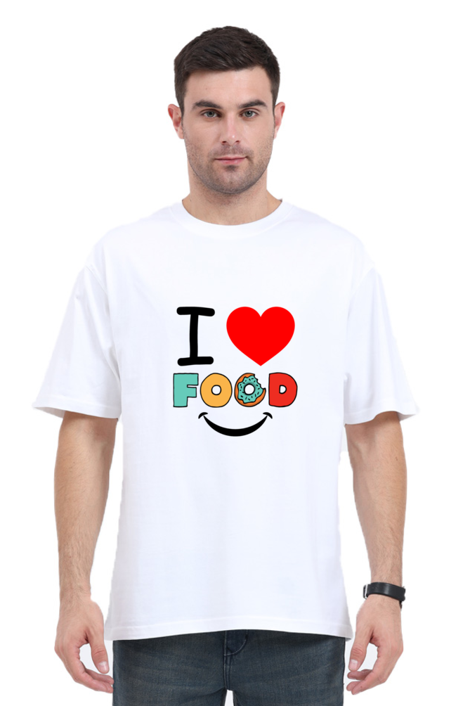 I love Food Oversized T-Shirt