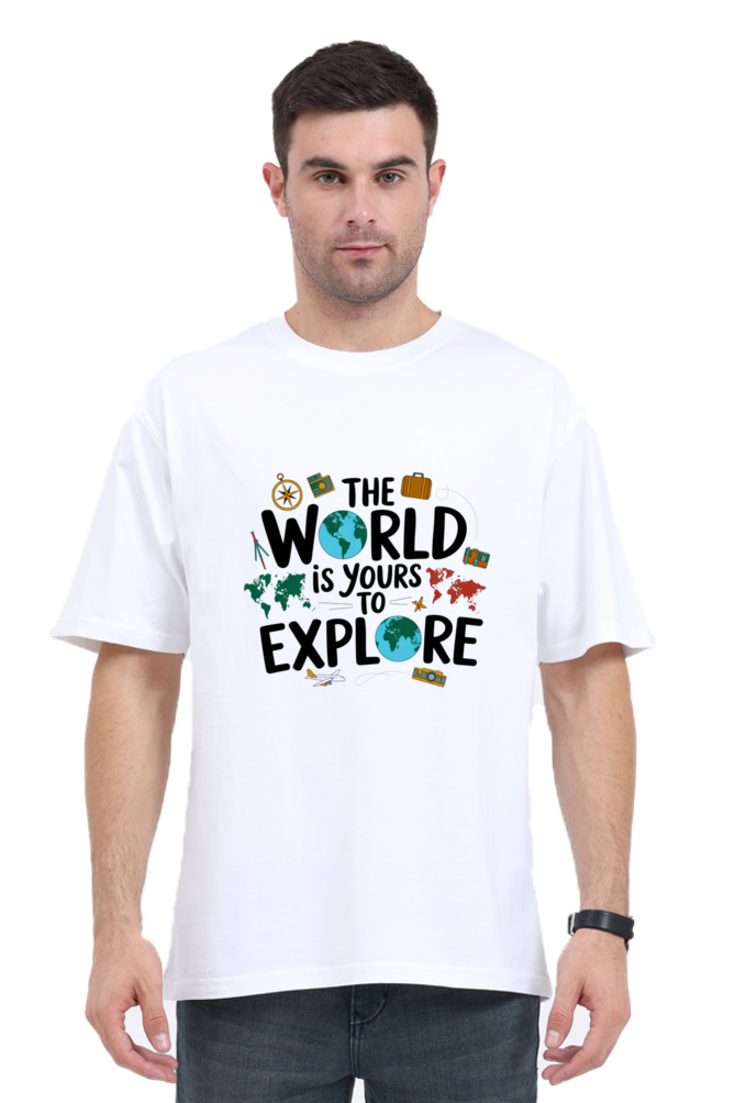 The world is yours to explore Oversized T-Shirt