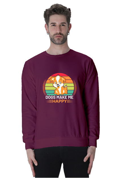 Dogs make me happy Sweatshirt