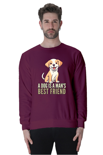 Dog is a Man's bestfriend SweatShirt