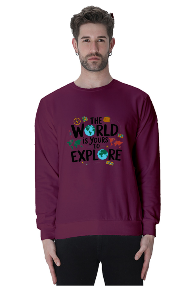 The world is yours to explore SweatShirt