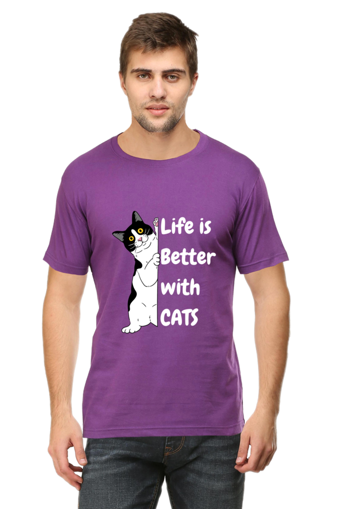 Life is better with cats T-shirt