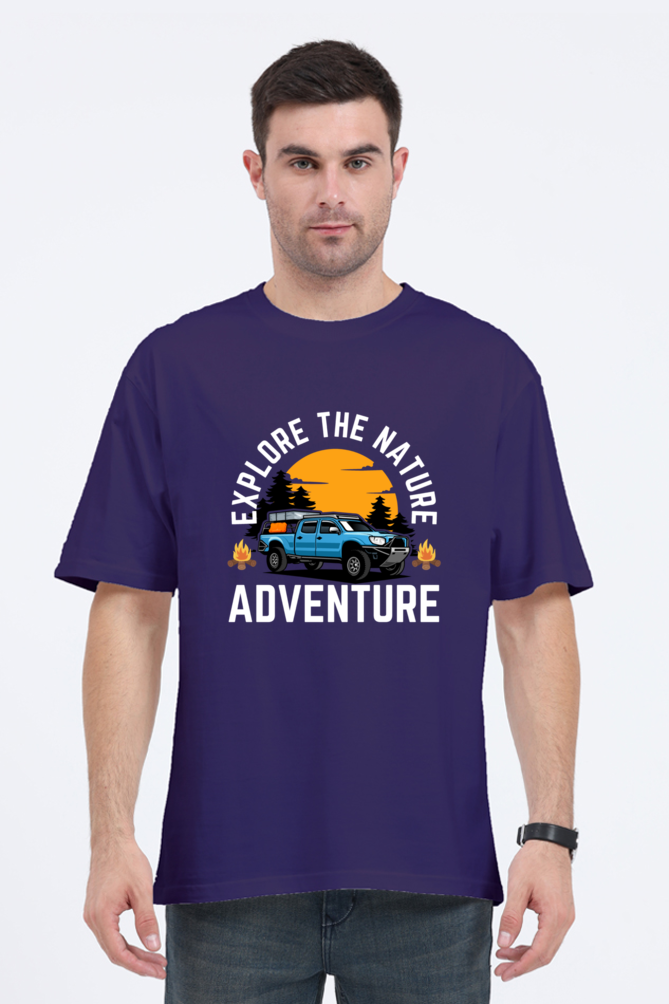 Explore the nature, adventure Oversized T-Shirt