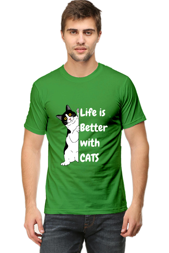 Life is better with cats T-shirt