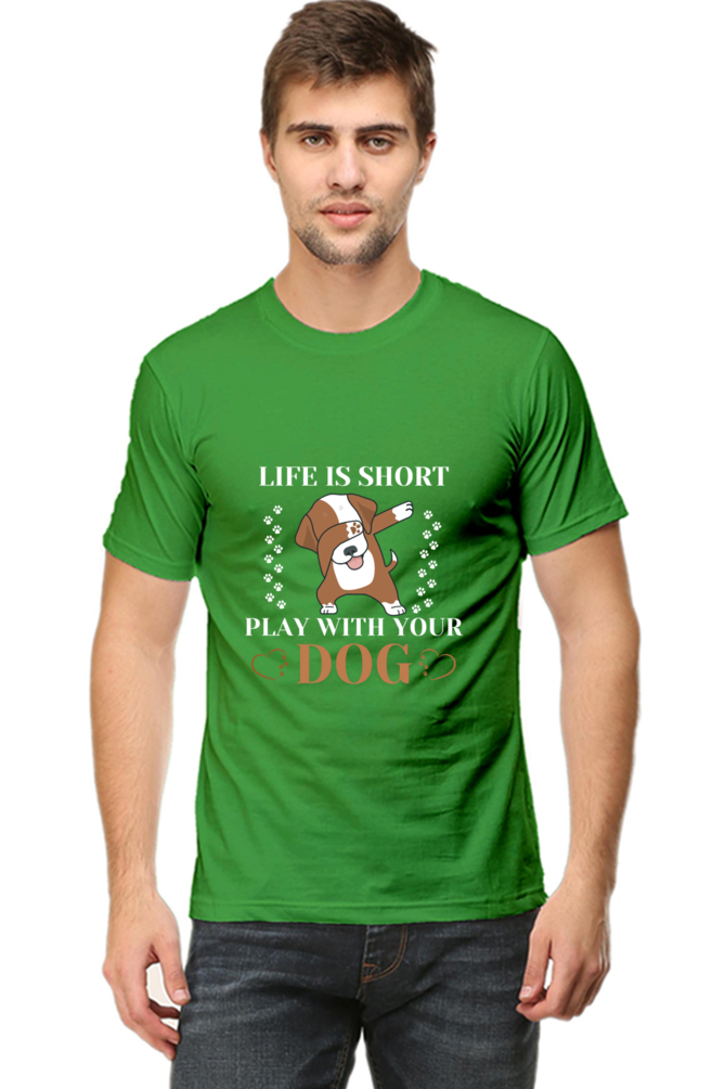 Life is Short Play With Your Dog T-shirt