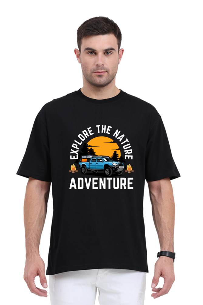 Explore the nature, adventure Oversized T-Shirt