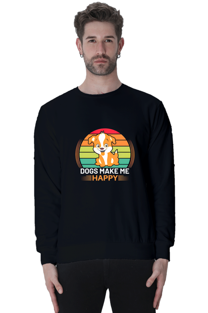 Dogs make me happy Sweatshirt