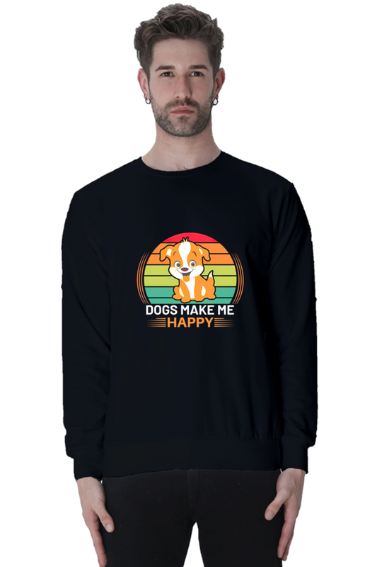 Dogs make me happy Sweatshirt