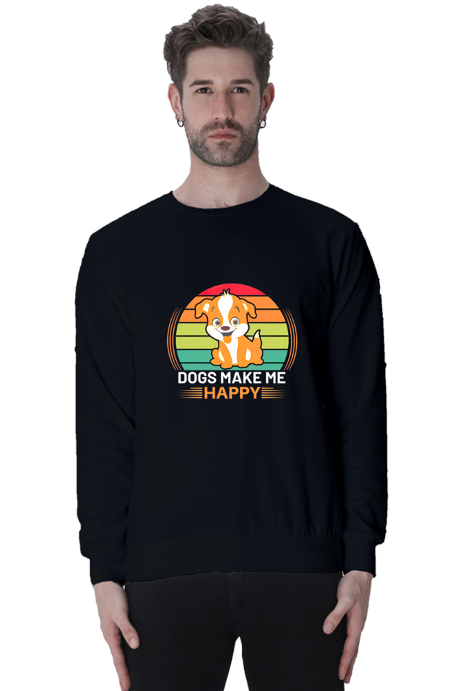 Dogs make me happy Sweatshirt