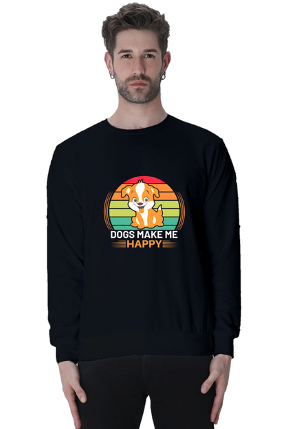 Dogs make me happy Sweatshirt