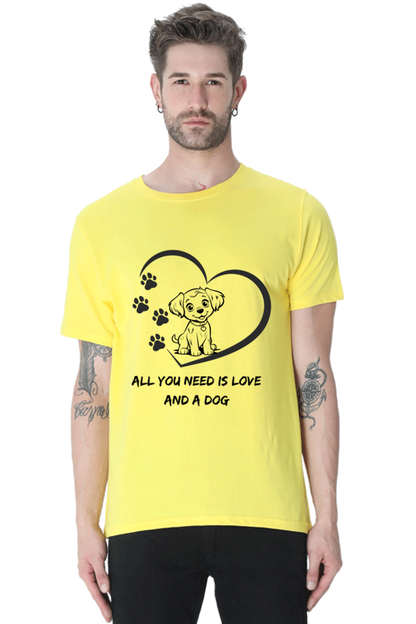 All you need is love and a dog T-shirt