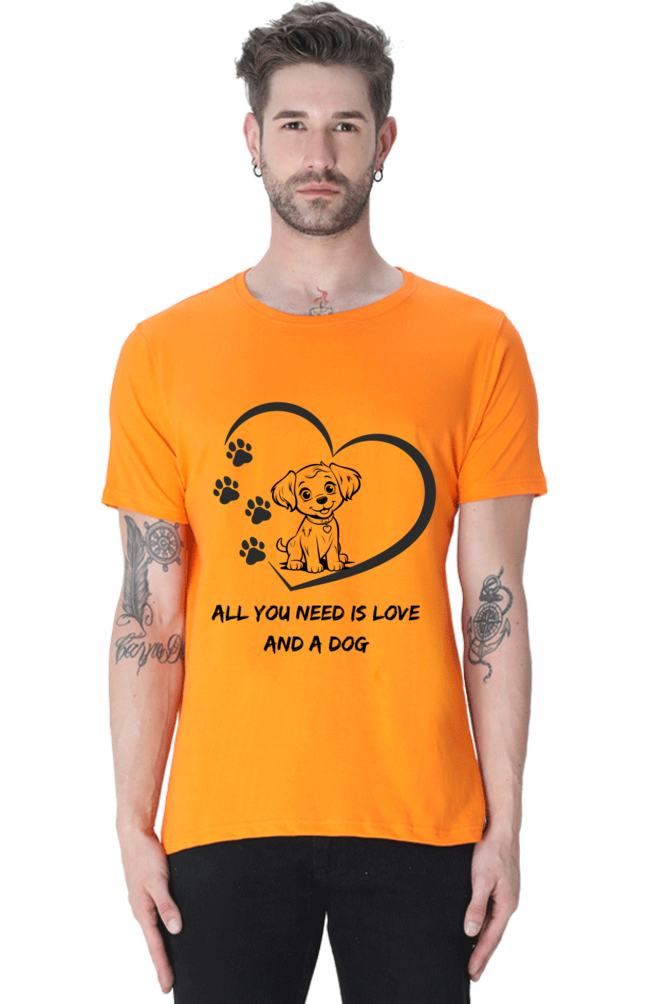 All you need is love and a dog T-shirt