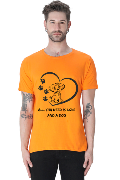 All you need is love and a dog T-shirt