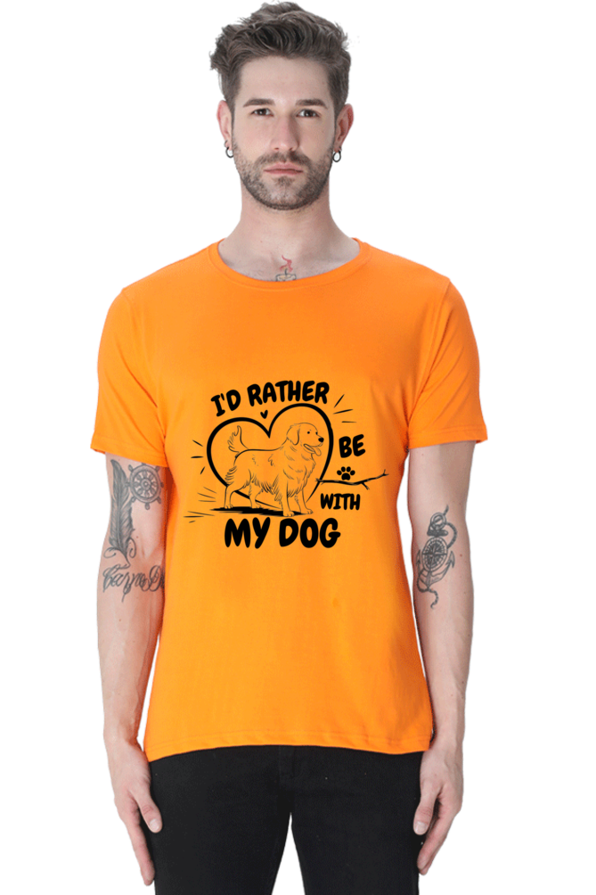 I'd Rather be with my dog T-shirt