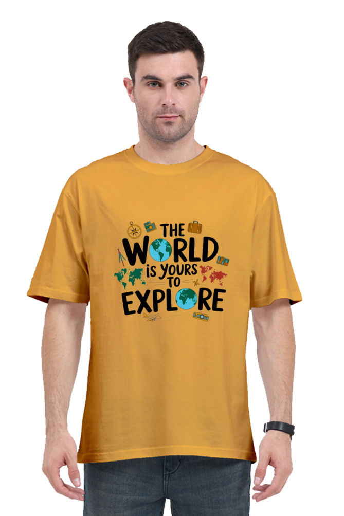 The world is yours to explore Oversized T-Shirt