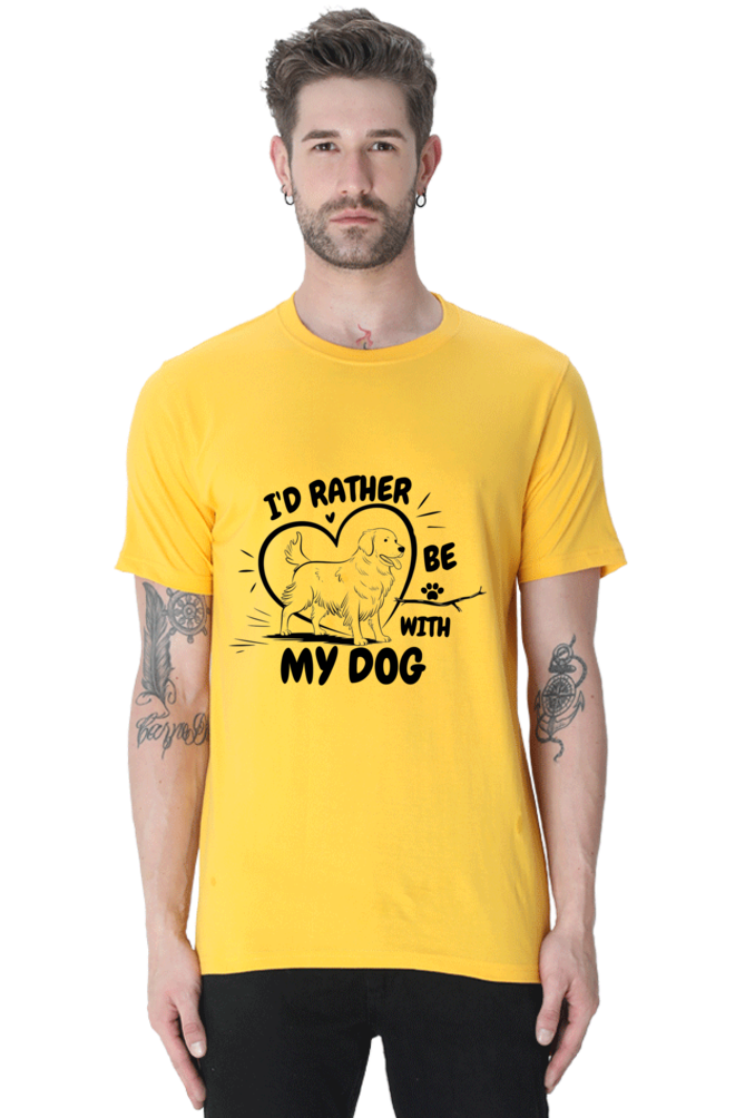 I'd Rather be with my dog T-shirt