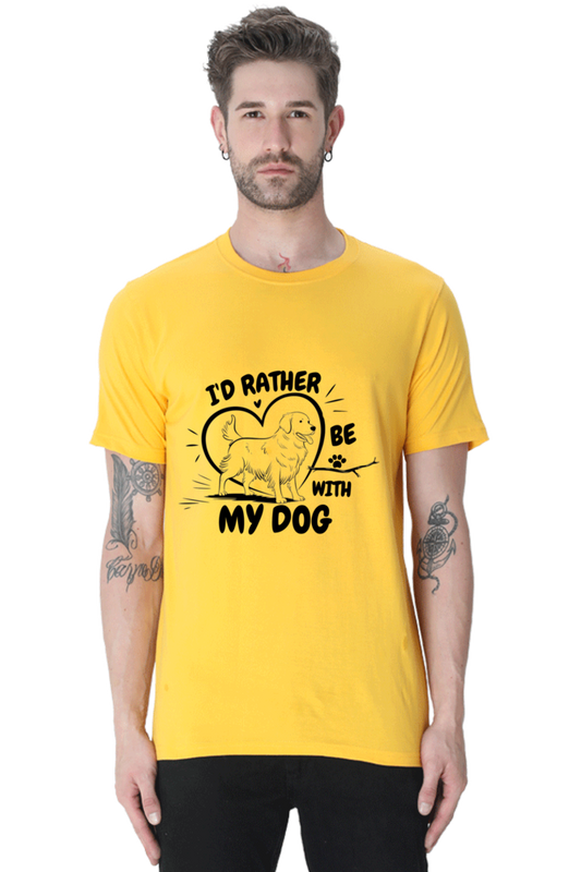 I'd Rather be with my dog T-shirt