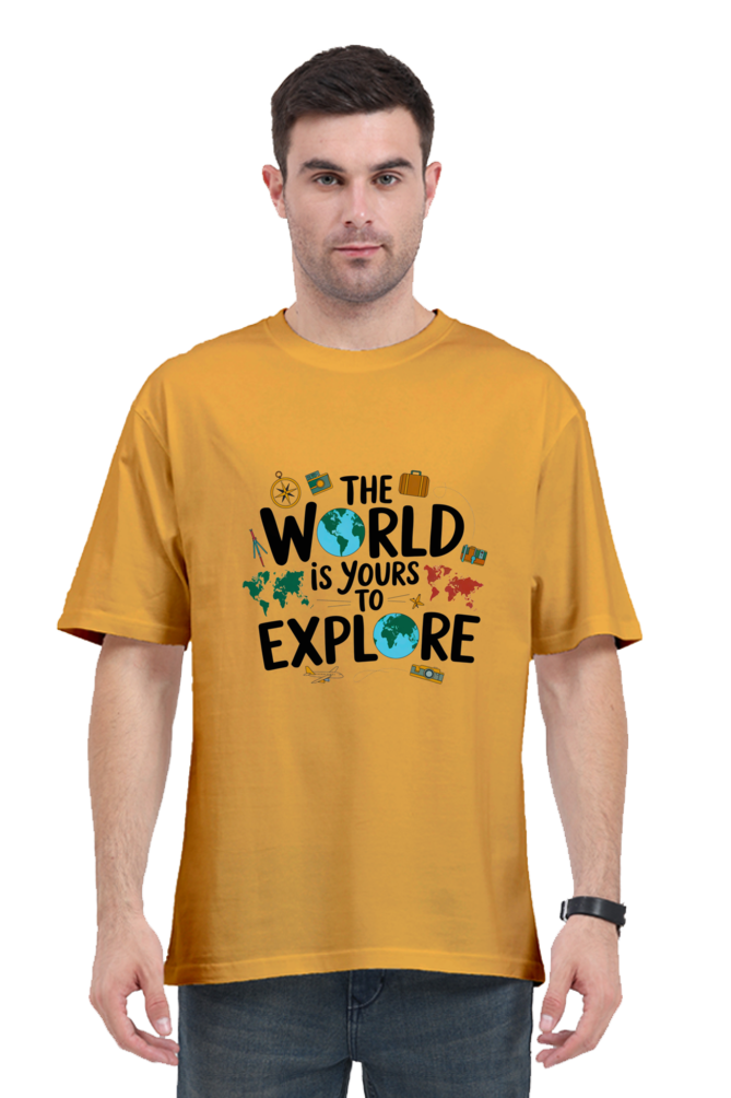 The world is yours to explore Oversized T-Shirt