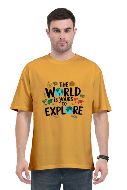 The world is yours to explore Oversized T-Shirt