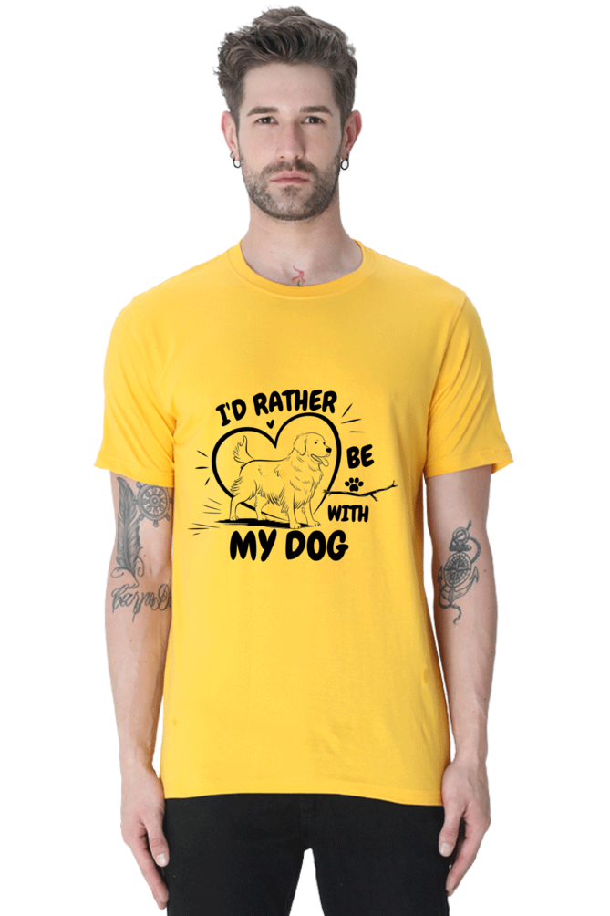 I'd Rather be with my dog T-shirt