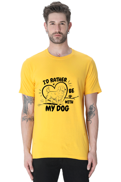 I'd Rather be with my dog T-shirt