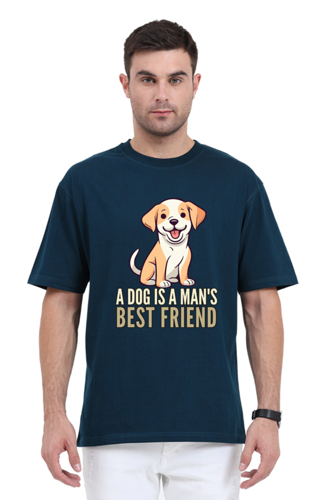 Dog is a Man's bestfriend Oversized