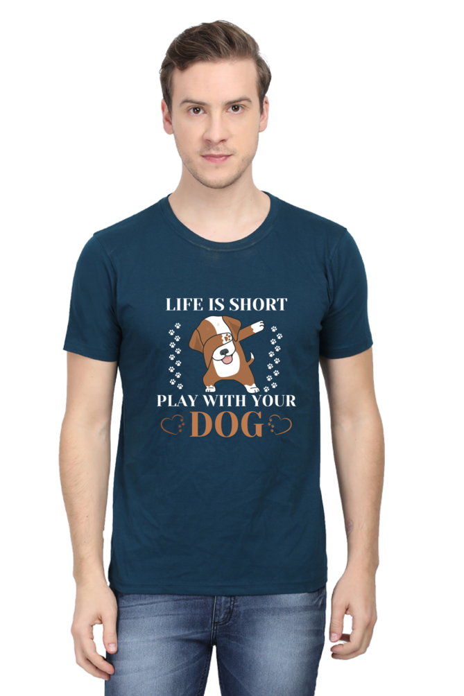 Life is Short Play With Your Dog T-shirt