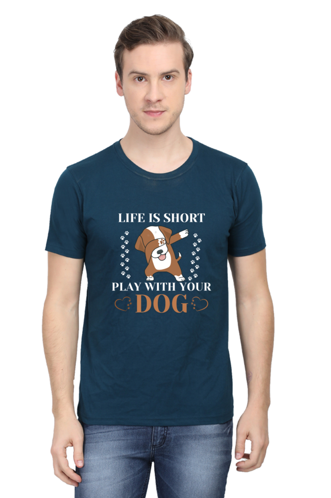 Life is Short Play With Your Dog T-shirt