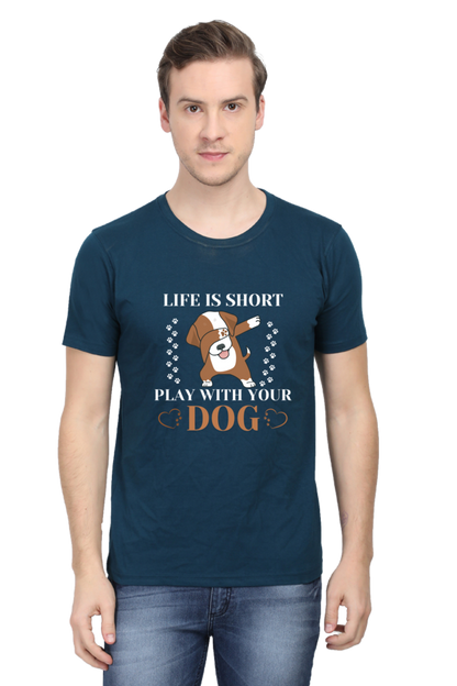 Life is Short Play With Your Dog T-shirt