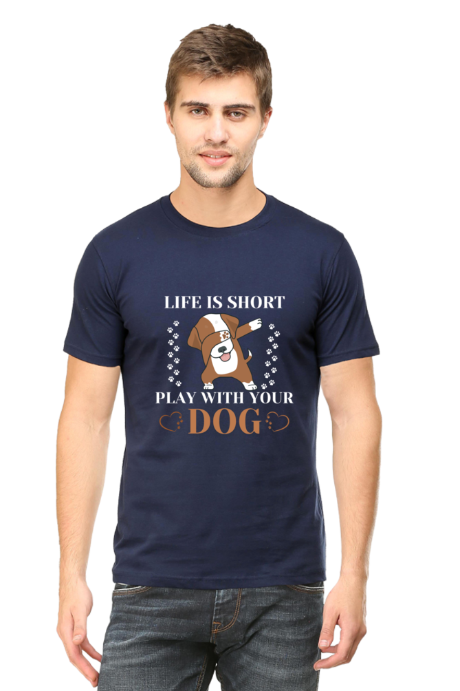 Life is Short Play With Your Dog T-shirt