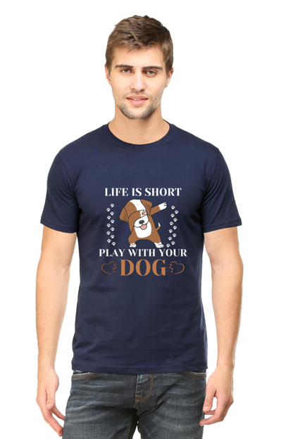 Life is Short Play With Your Dog T-shirt