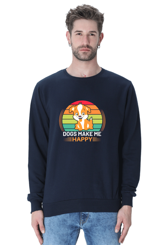 Dogs make me happy Sweatshirt