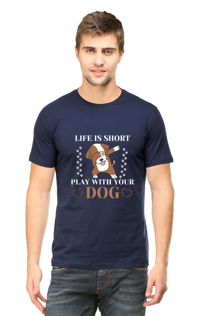 Life is Short Play With Your Dog T-shirt