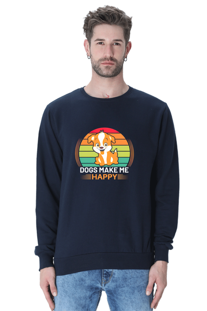 Dogs make me happy Sweatshirt