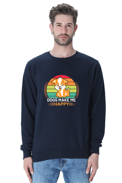 Dogs make me happy Sweatshirt