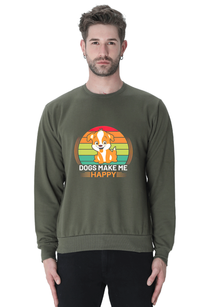 Dogs make me happy Sweatshirt