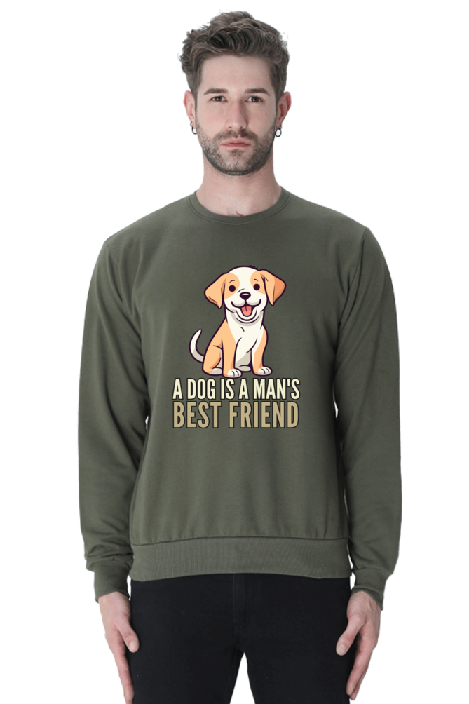 Dog is a Man's bestfriend SweatShirt