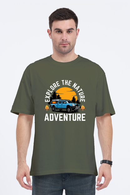 Explore the nature, adventure Oversized T-Shirt