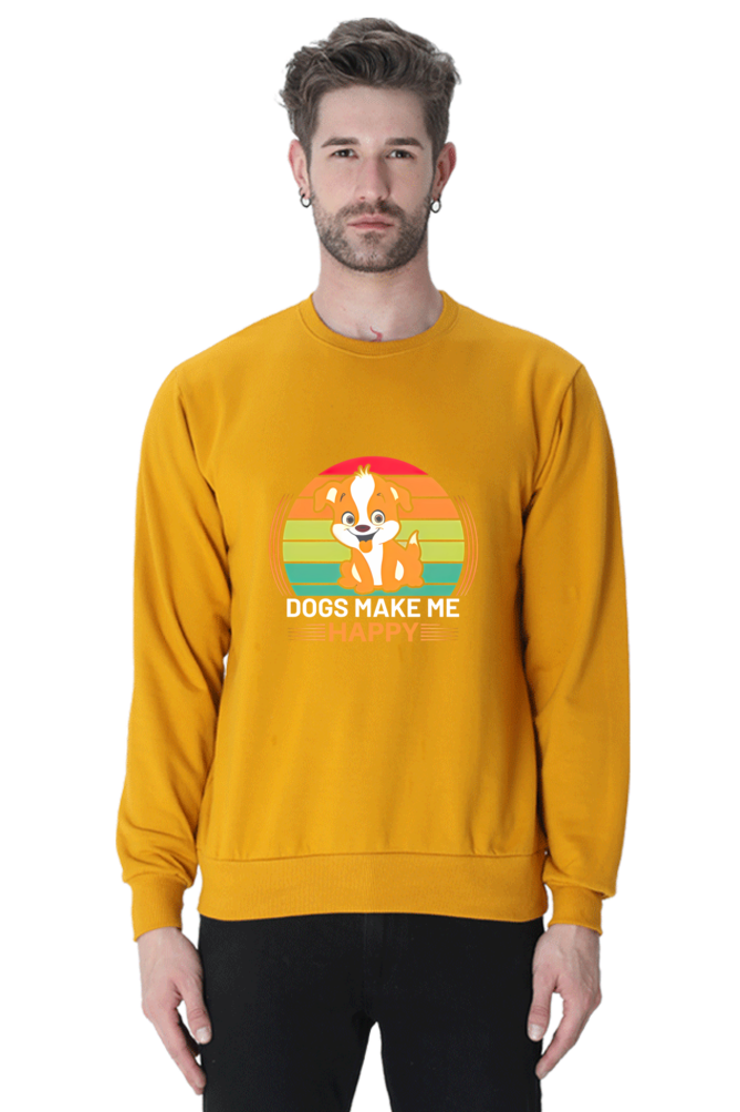 Dogs make me happy Sweatshirt