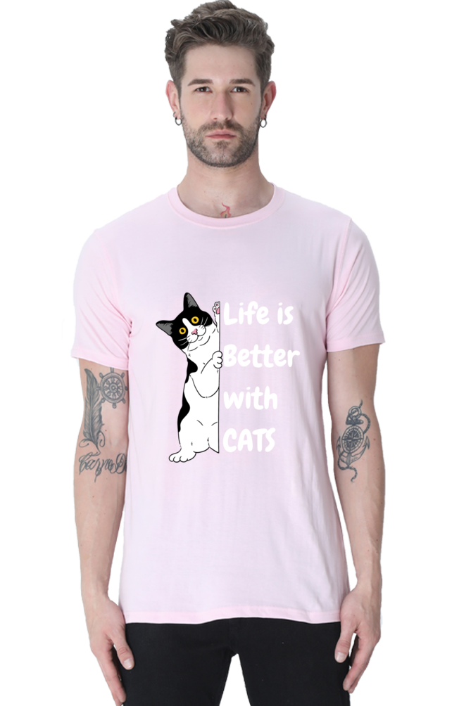 Life is better with cats T-shirt