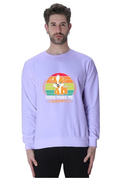 Dogs make me happy Sweatshirt